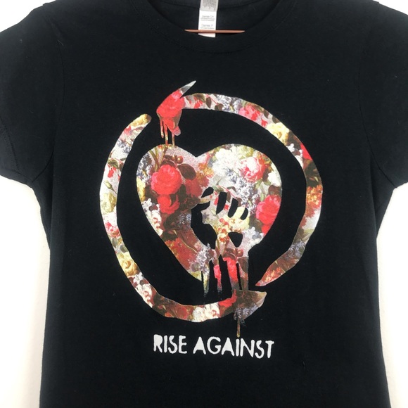 Rise Against Hanes Soft Style Band Tee Small - Picture 2 of 7
